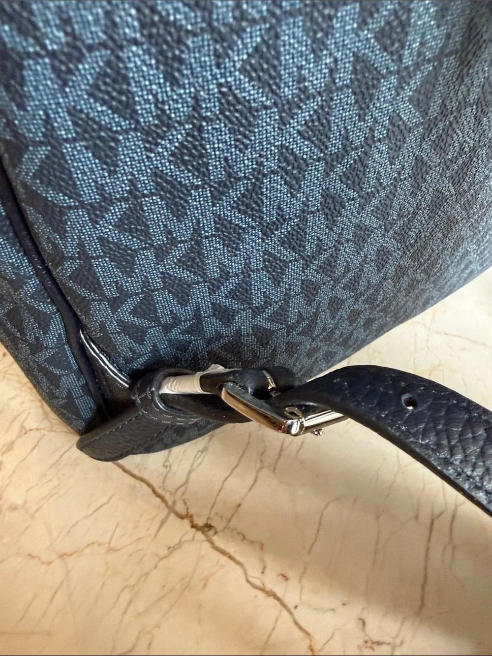 Michael Kors Dark Blue MK Logo Backpack NEVER WORN BRAND NEW